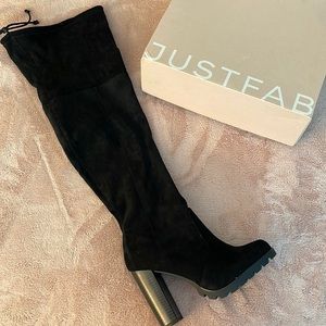 JUSTFAB OVER THE KNEE BOOTS